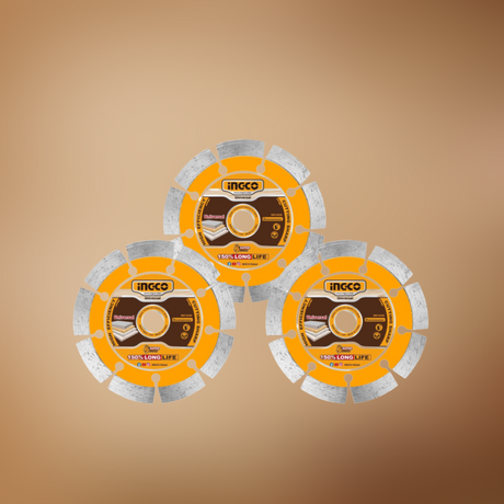 Ingco 3 Pieces Set Dry Diamond Disc - DMD012308
