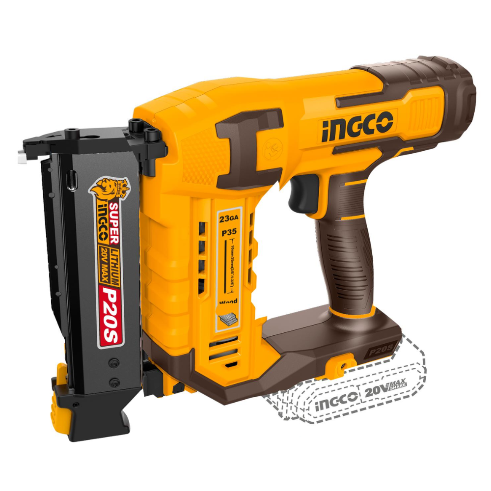 Ingco 20V Lithium-Ion Cordless Pin Nailer - CBNLI3603