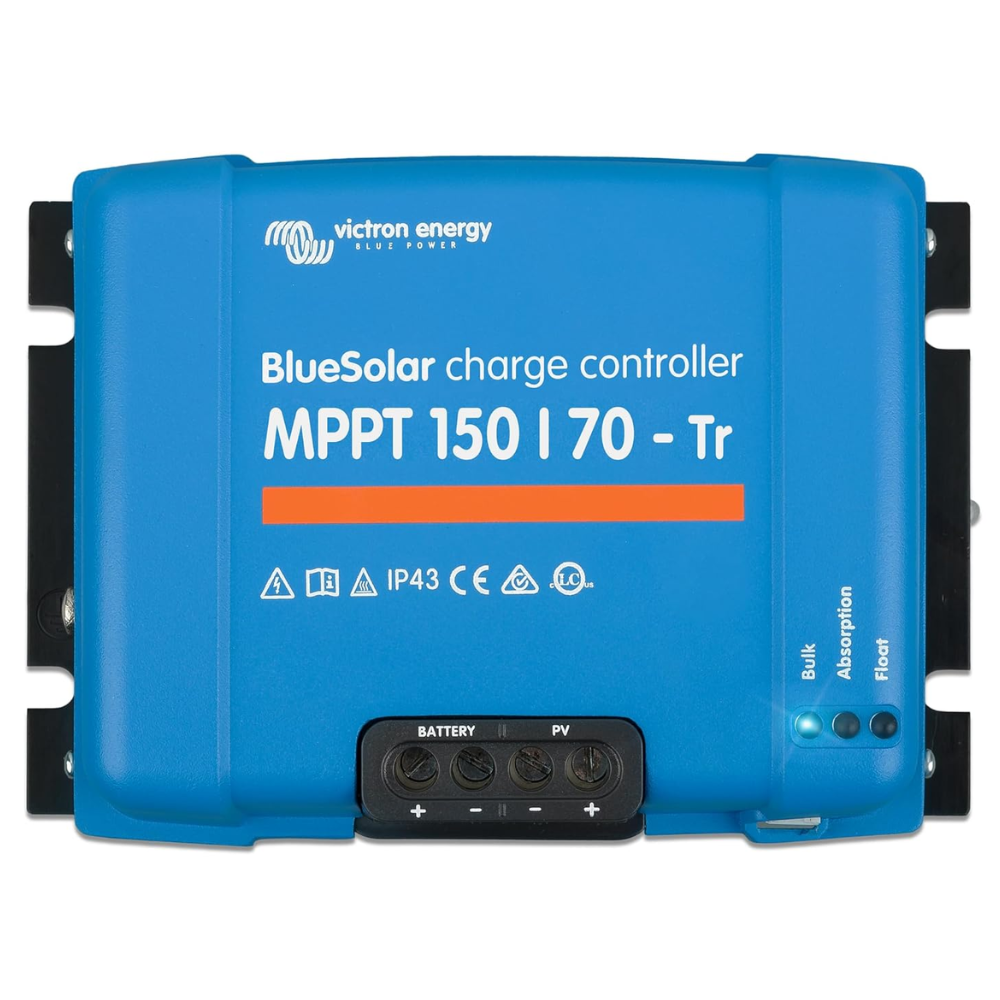Victron Energy BlueSolar MPPT 150/70-Tr (12/24/36/48V-70A) Smart Solar Charge Controller - SCC010070200