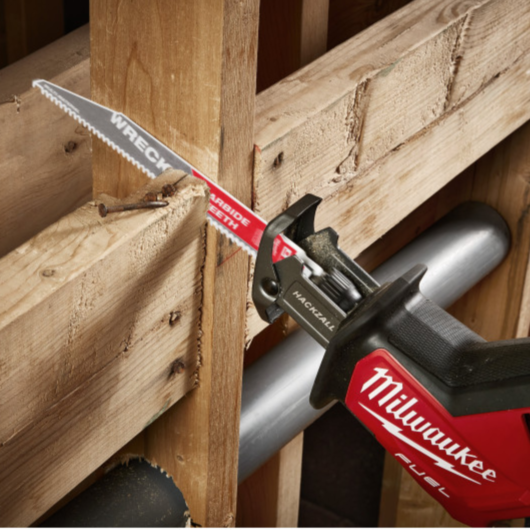 Milwaukee 12" 5 Pieces TCT Wrecker Reciprocating Saw Blade - 48005543