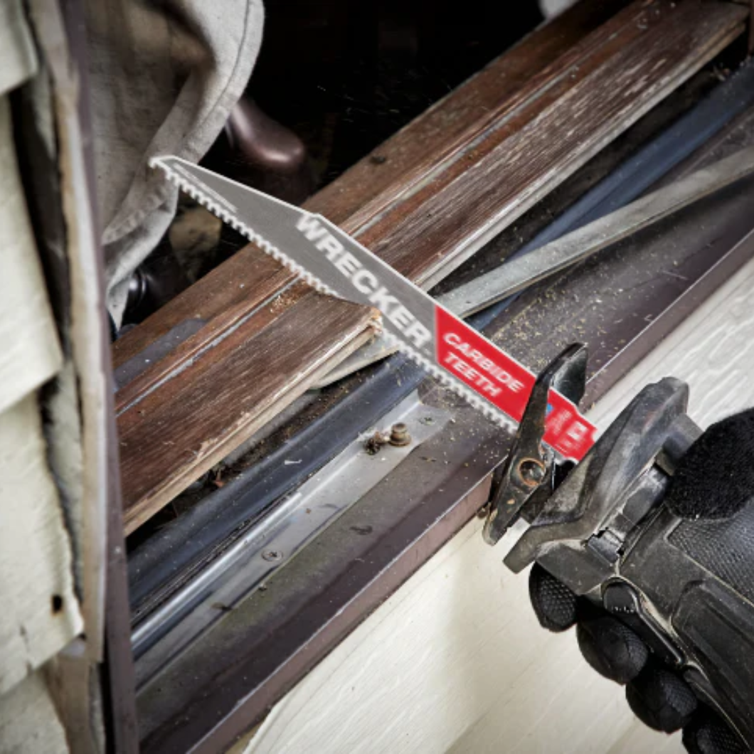 Milwaukee 12" 5 Pieces TCT Wrecker Reciprocating Saw Blade - 48005543