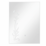 Rectangular Led Touch Screen Bathroom Mirror 60cm x 45cm