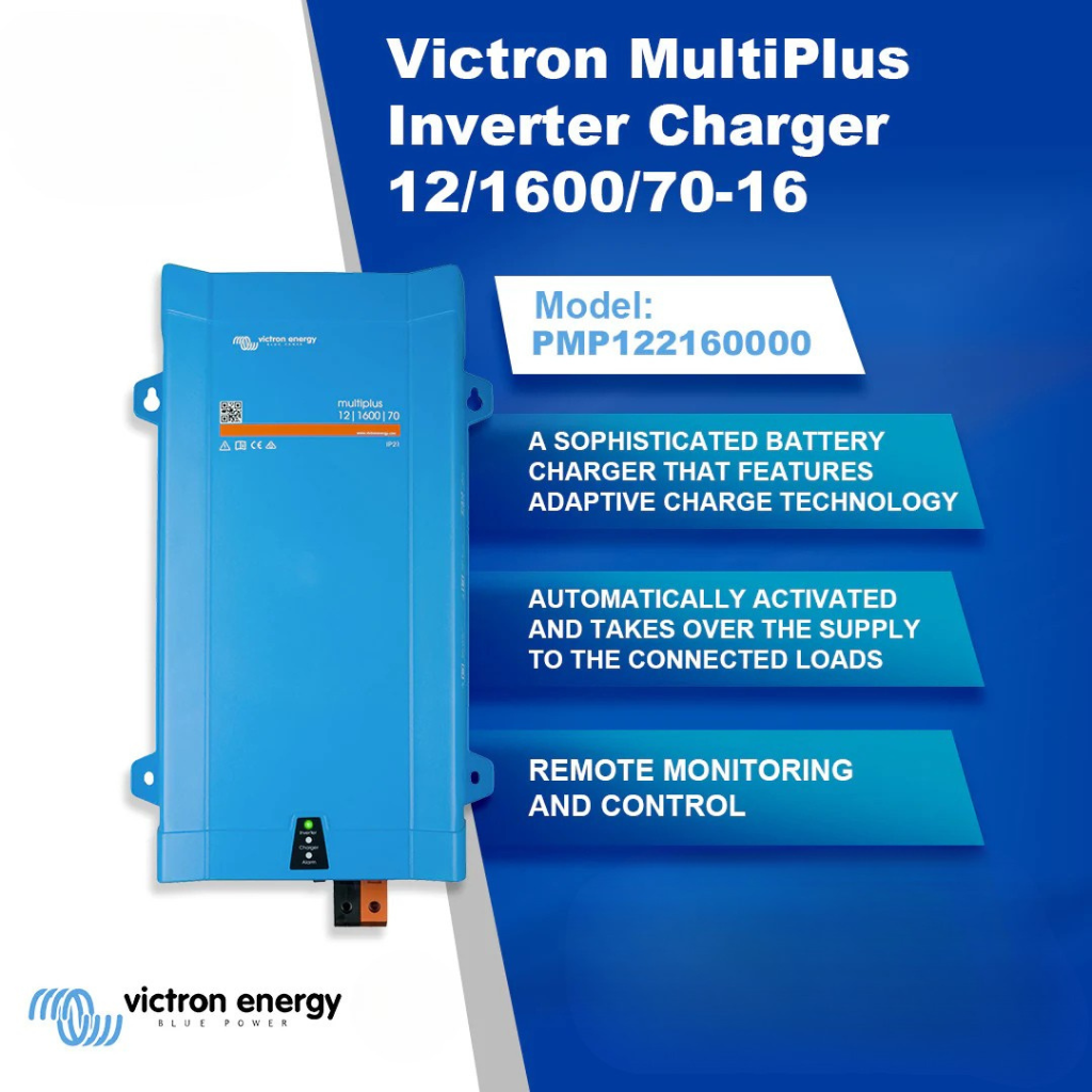 Victron MultiPlus Inverter Charger 12/1600/70-16 230V - PMP122160000