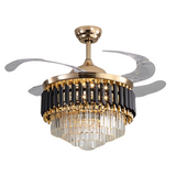 Fancy Art Chandelier Fan Ceiling Light - ESC-513B+B