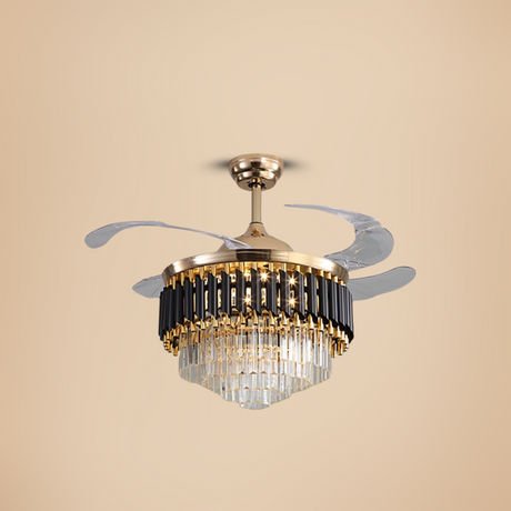 Fancy Art Chandelier Fan Ceiling Light - ESC-513B+B