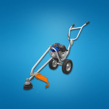 Wadfow 1.4kW Hand Push Gasoline Grass Trimmer And Bush Cutter - WGM3A52