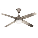 Modern Trigger Glow Electroplated Ceiling Fan with Decorative Underlight - ESC-KC-422S