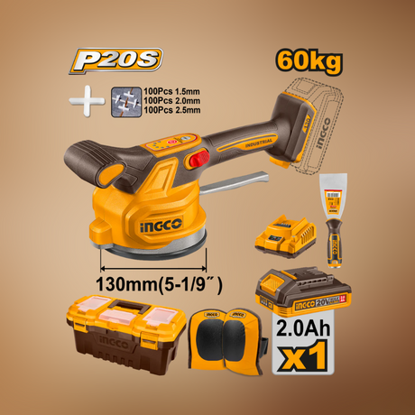 Ingco 20V Cordless Tile Vibration Machine - CTVLI20015