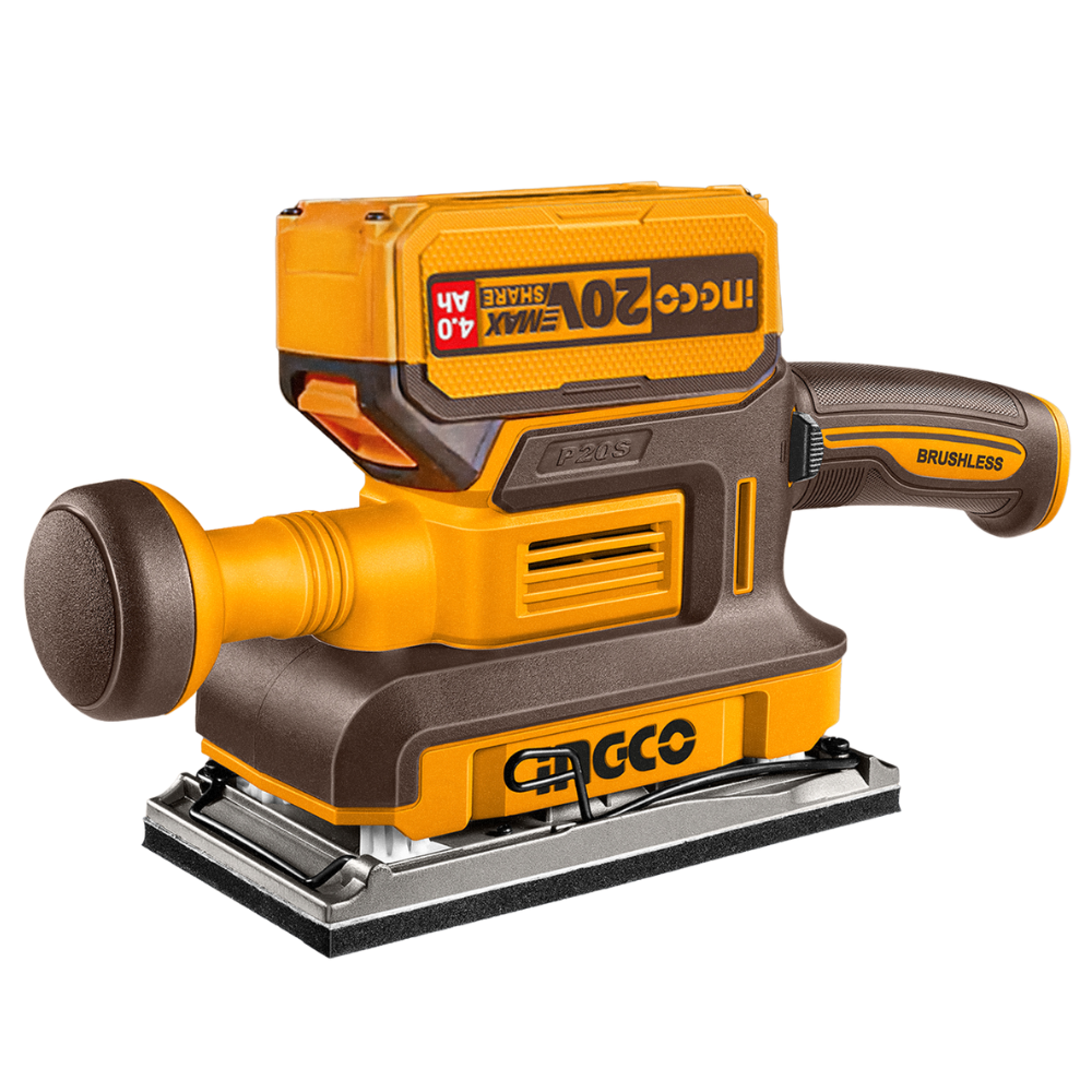 Ingco 20V Cordless Finishing Sander With Battery And Charger - CFSLI20311