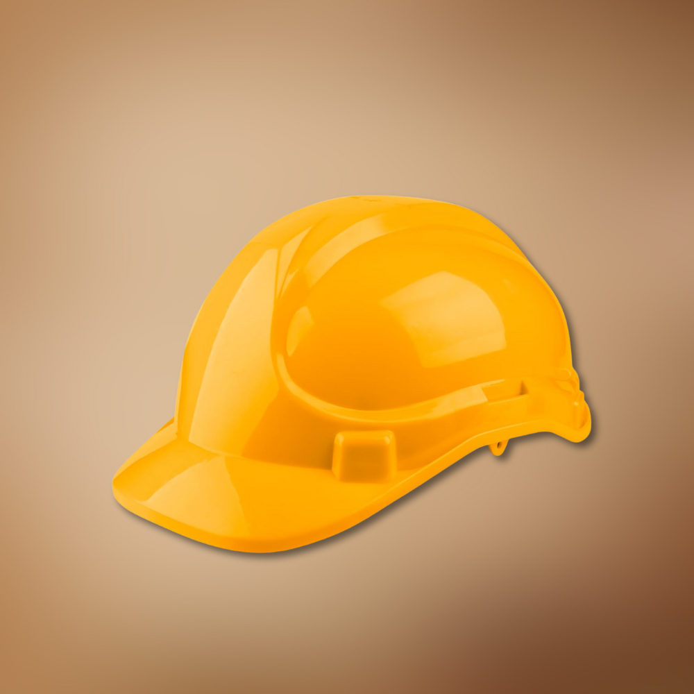 Ingco Yellow Safety Helmet With Fixed Chinstrap - HSH801