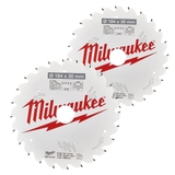 Milwaukee Circular Saw Blade Twin Pack 190X24T/48T - 4932479574