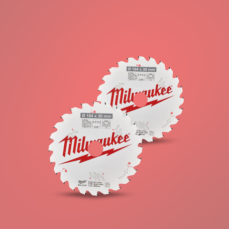 Milwaukee Circular Saw Blade Twin Pack 190X24T/48T - 4932479574