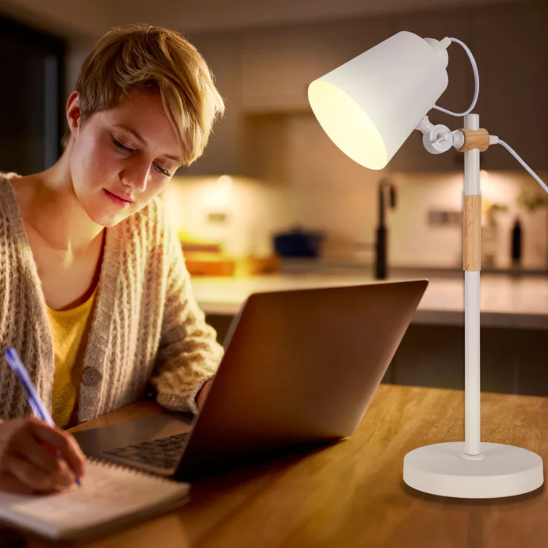 Scandi Sleek Desk Lamp - 40W