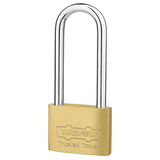 Wadfow 40mm Long Shackle Brass Padlock - WPD2440