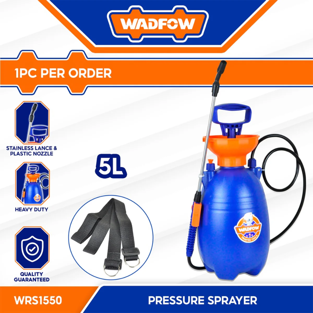 Wadfow 5L Manual Pressure Sprayer - WRS1550