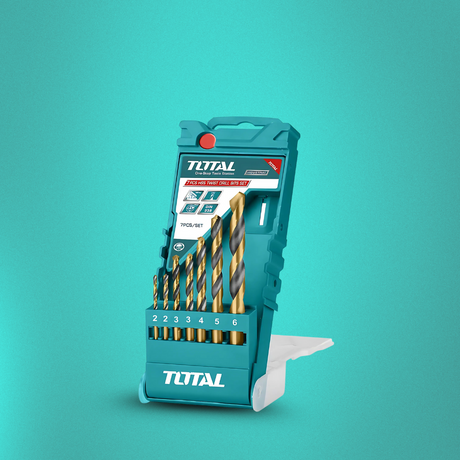 Total 7 Pieces HSS Drill Bit - TACSD0075