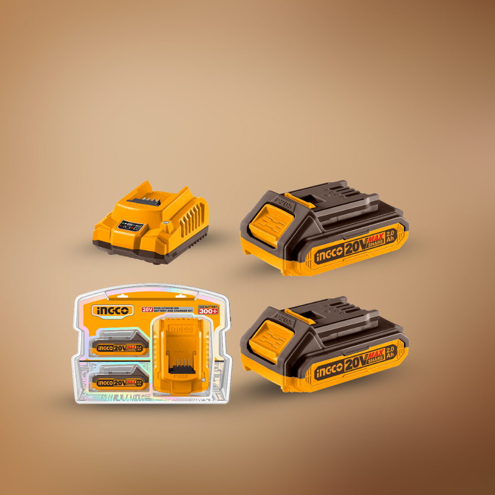 Ingco P20S Lithium-Ion Battery And Charger Kit - FBCPK2212