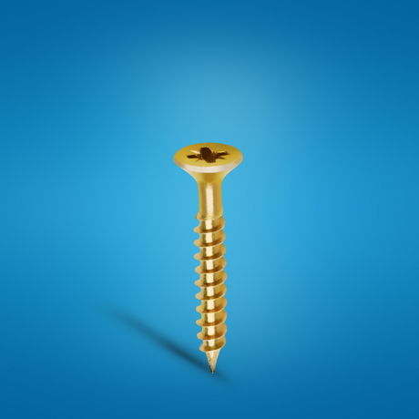 Wadfow 900 Pieces 4x40mm Chipboard Screw - WXS5522