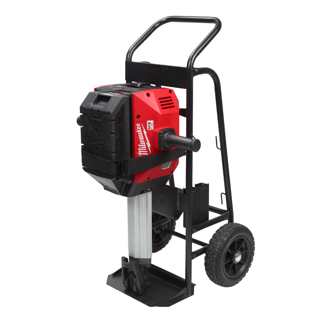 Milwaukee MX Fuel Breaking Hammer 25KG With Trolley And Two Chisels - MXFDH2528H-601