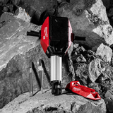 Milwaukee MX Fuel Breaking Hammer 25KG With Trolley And Two Chisels - MXFDH2528H-601