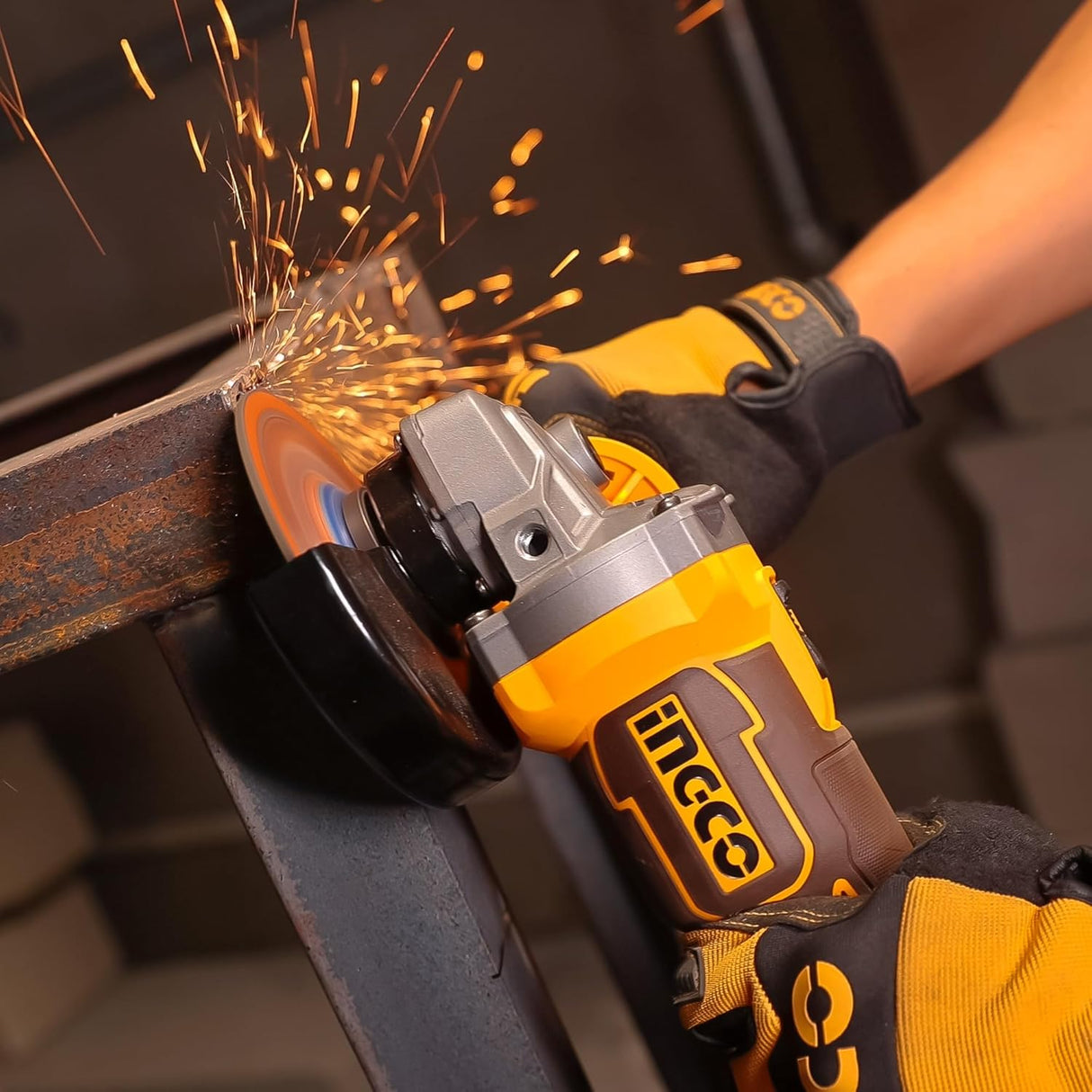 Ingco 20V Brushless Motor Cordless Angle Grinder - CAGLI2211532