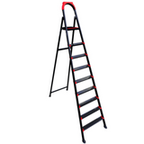 Anka 8+1 Steps Ladder Steel Mary Brand  Black - ANKA-8-1