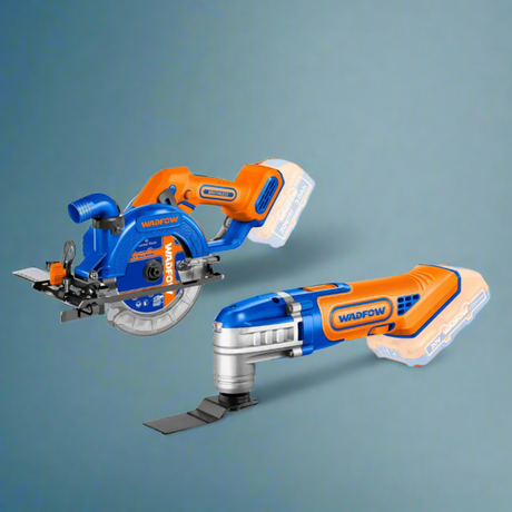 Wadfow 20V Cordless Brushless Circular Saw + Multi-Tool Combo - WOS240981