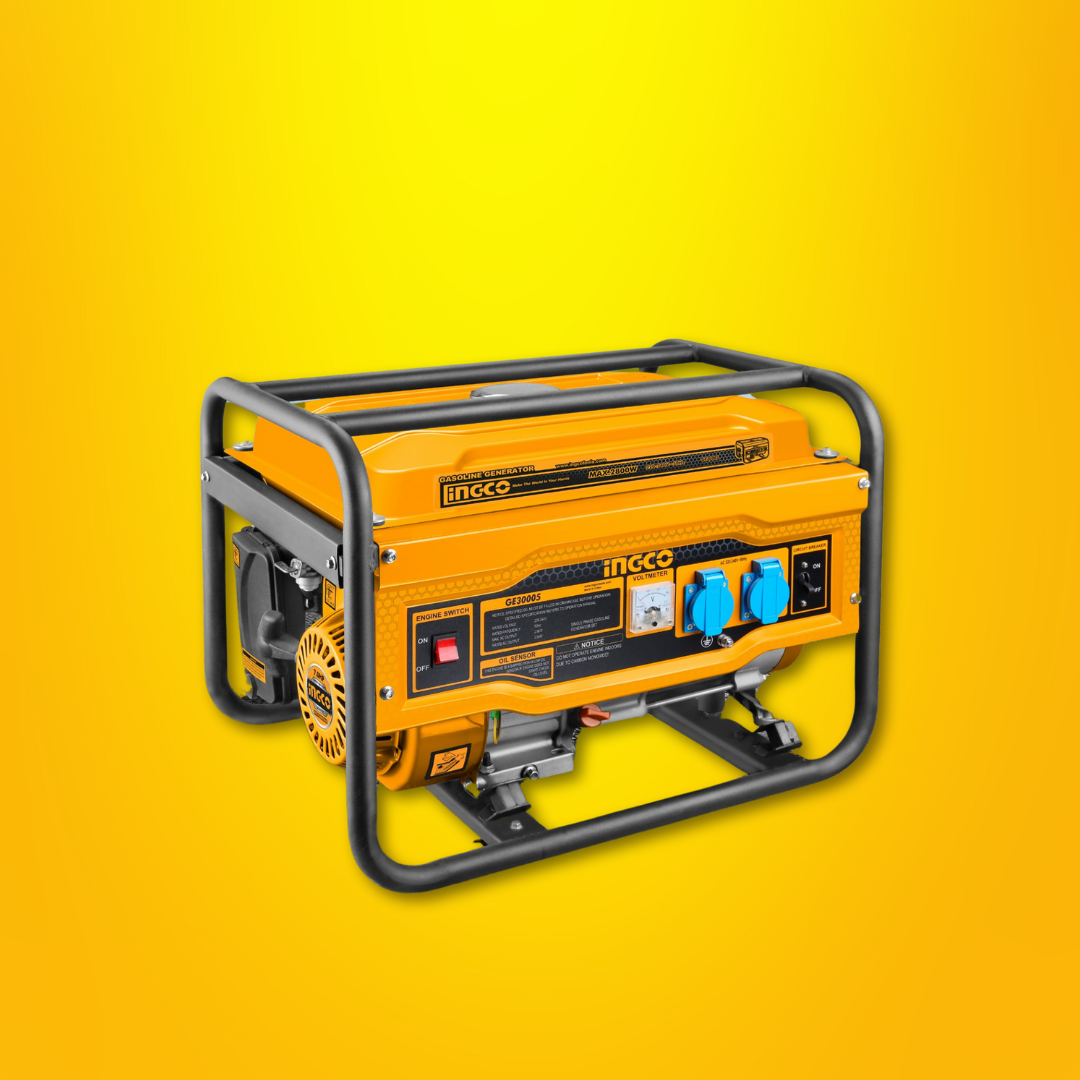 Ingco Gasoline Generator 2.8KW with 4-Stroke Engine & Air-Cooling System - GE30005