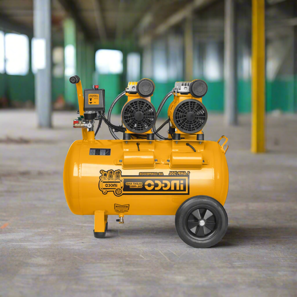 Ingco Silent And Oil Free Air Compressor 1.6HP 50L - ACS215506