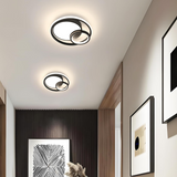 Modern Eight-Shaped LED Ceiling Light - 36W