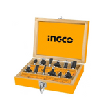 Ingco 12 Pieces Router Bits Set (12mm) - AKRT1221