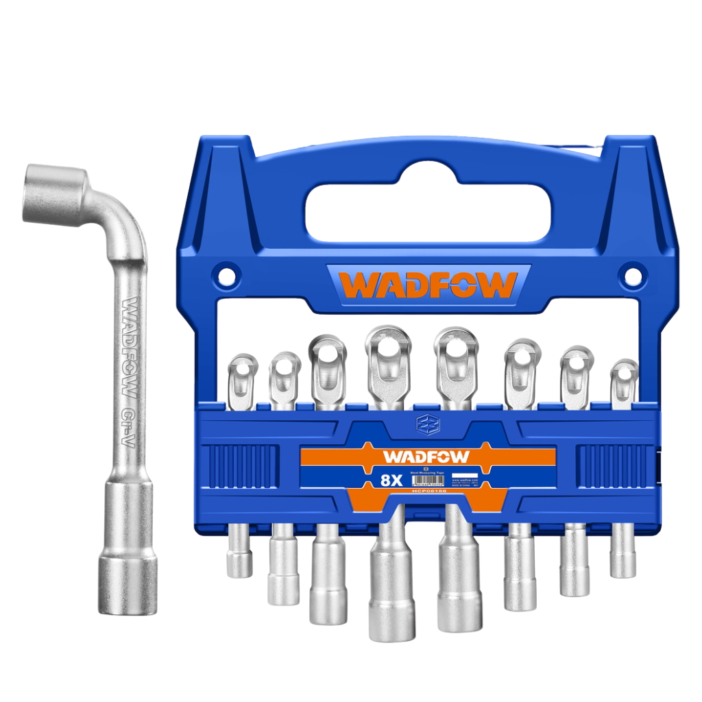 Wadfow 1/2" L-Angled Shaped Socket Wrench Set - WTH4208