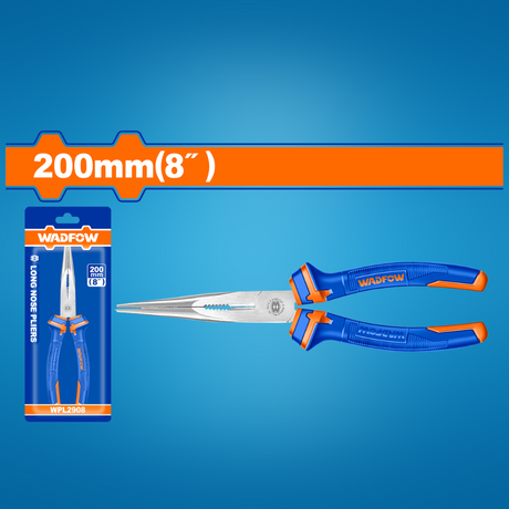 Wadfow 8" Long Nose Plier - WPL2908