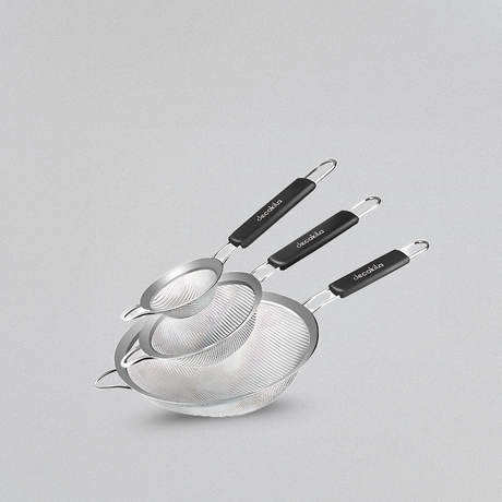 Decakila 3 Pieces Stainless Steel Fine Mesh Strainer - KMTT146M
