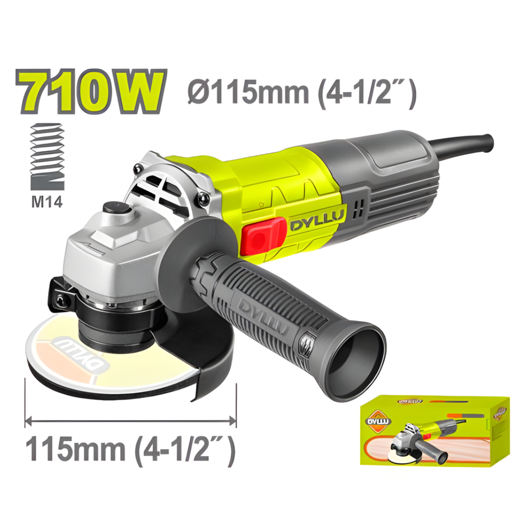 Dyllu 710W Angle Grinder - DTAG15711