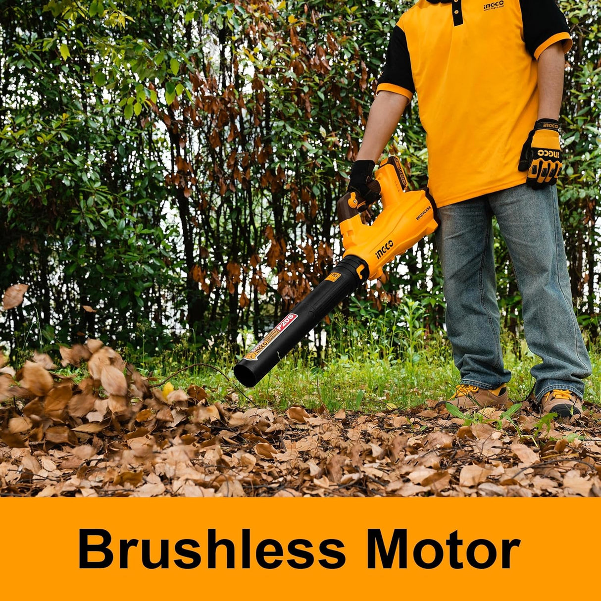 Ingco Lithium-Ion Cordless Brushless Motor Blower 20V 2.0Ah - CABLI20428