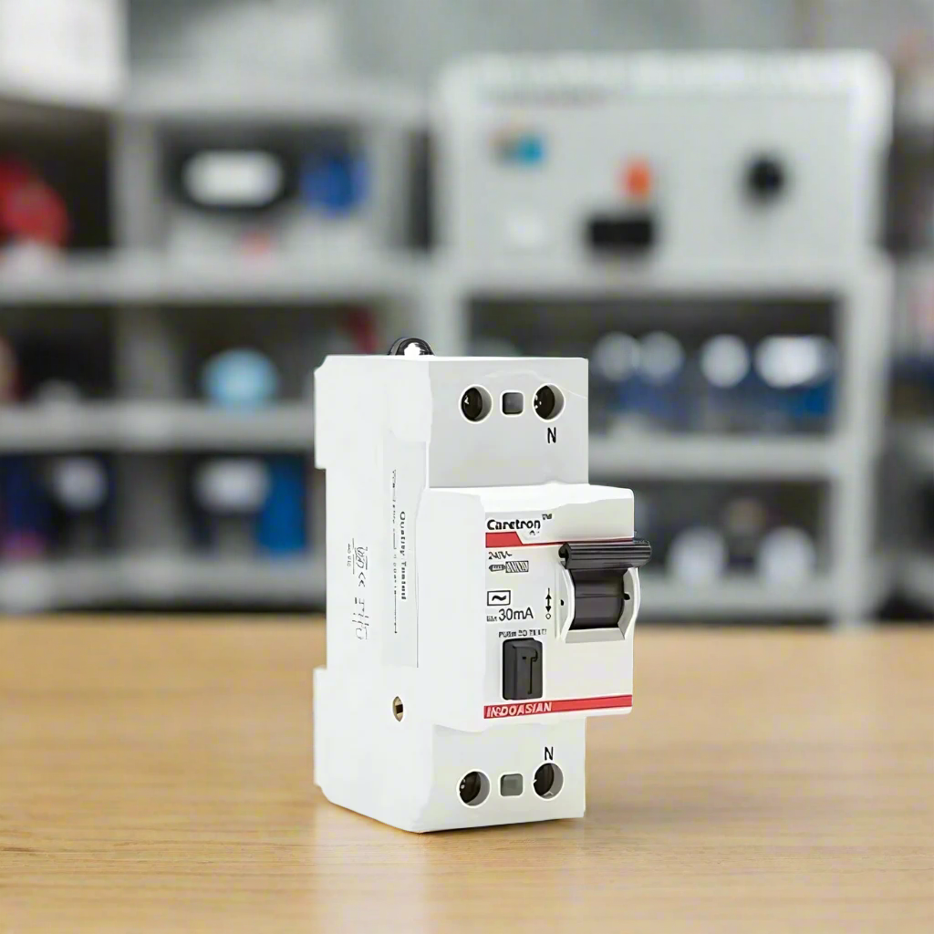 Indoasian  Caretron 63A 2-Pole RCCB - RCCB 63A/DP/30MA
