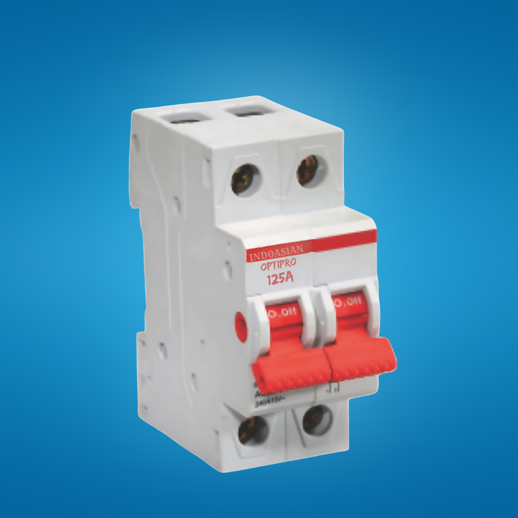 Indoasian Optipro1 25A 2-Pole MCB Isolator  -  DP 125A
