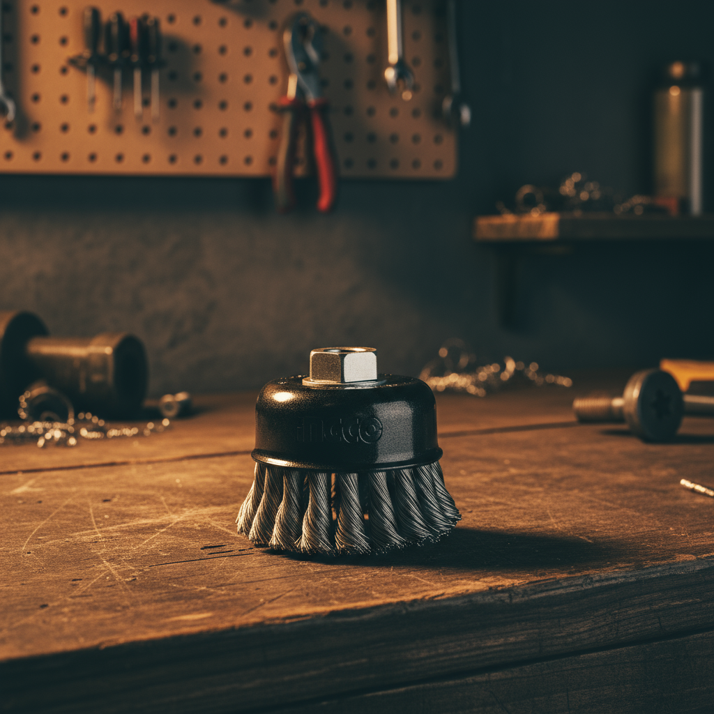 Ingco Black Wire Cup Brush (3")  - WB20755