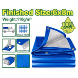 Dyllu 6m x 8m Polyethylene Tarp - DTTQ1868