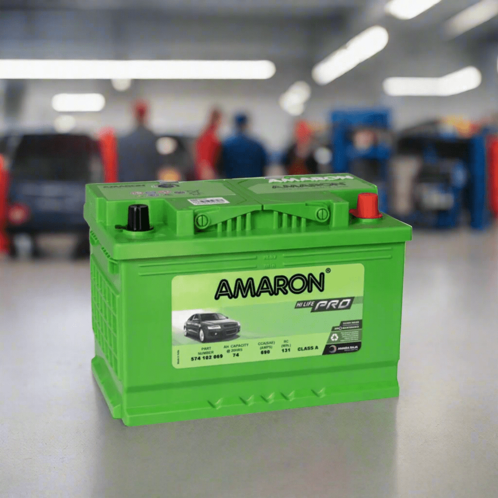 Amaron 15 Plate Hi-Life Pro Car Battery 74AH - DIN74 / 574102069 Auto SupplyMaster