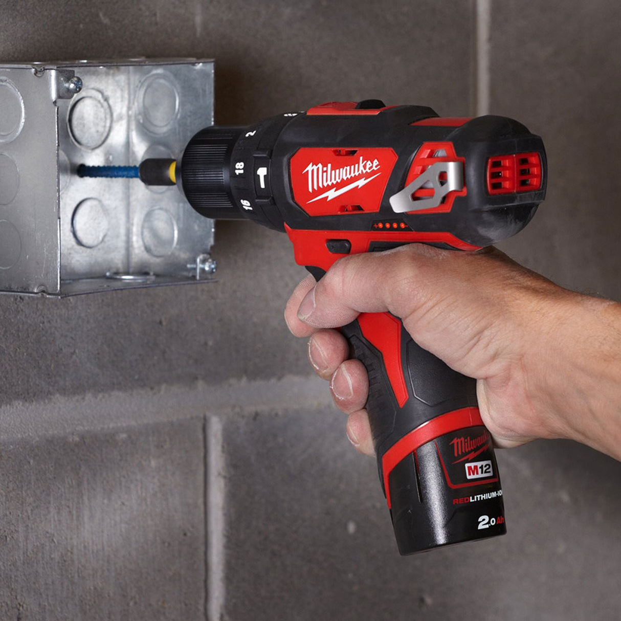 Milwaukee M12™ Cordless Percussion Drill 12V - M12 BPD-202C