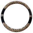 Brown Leopard Print Universal Steering Wheel Cover Auto SupplyMaster