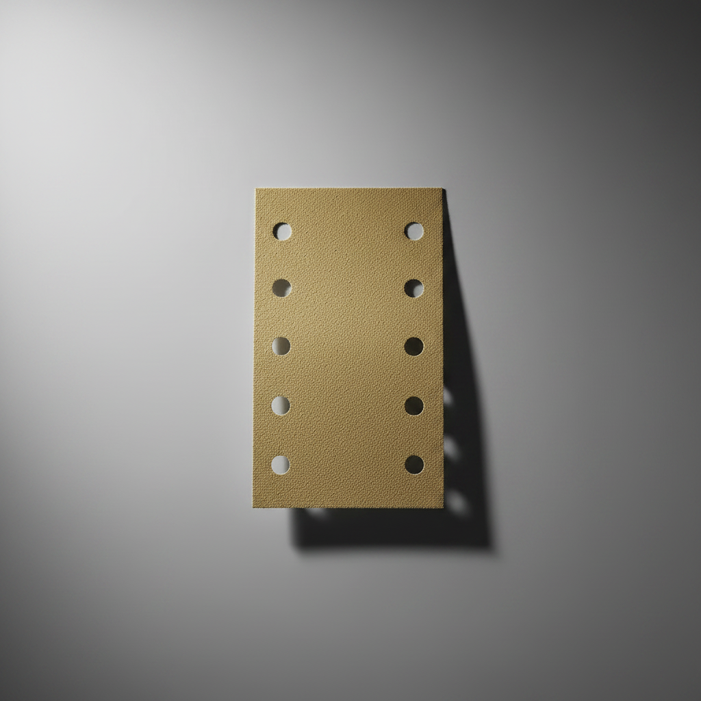 Sait 115 × 230mm Beige Abrasive Sand Paper Sheet with 10 Holes | P80 – P320