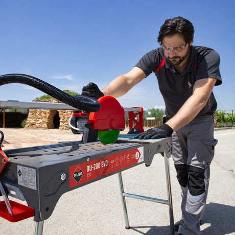 Rubi DU-200 EVO 650 Electric Tile Cutter with Folding Leg System 1100W - RUBI-55903