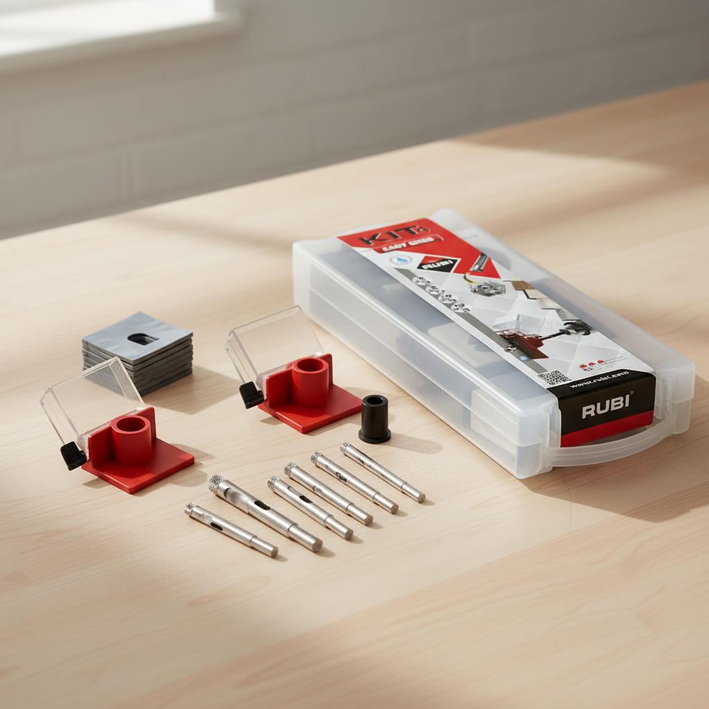 Rubi Easygres 4-Piece Diamond Drill Bit Kit - RUBI-04904
