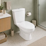 Wahkit Ceramic Standard Two-Piece Water Closet with Elongated Bowl & Floor Outlet 660mm - 2001S