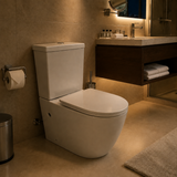 Wahkit Ceramic Skirted Two-Piece Water Closet with Fully Rounded Bowl 638mm - 2009
