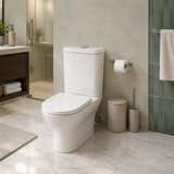 Wahkit Ceramic Skirted Two-Piece Water Closet with Tapered Tank & Rounded Bowl 647mm - 2012S