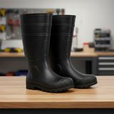 Grado NT Matte Black Rain Wellington Boots - NT Series